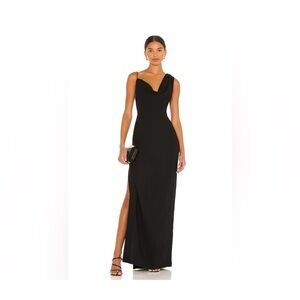 Amanda Uprichard X REVOLVE Arial Gown in Black